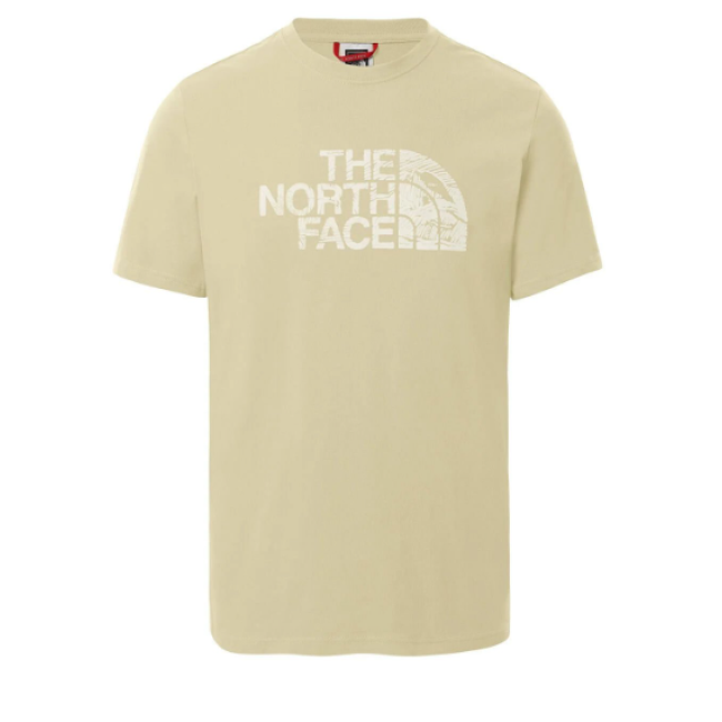 THE NORTH FACE The North Face M S/S Woodcut Dome Tee Gravel Erkek Tişort